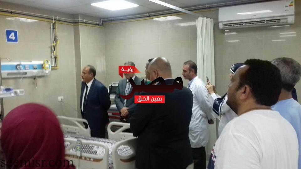 محافظ الإسكندرية يفتتح وحدة العناية المركزة بمستشفى برج العرب