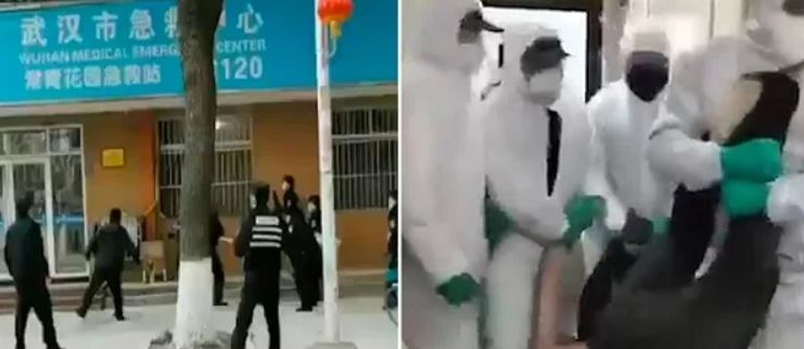 بالفيديو.. الشرطة الصينية تعتقل مصابي فيروس كورونا والمقربين منهم
