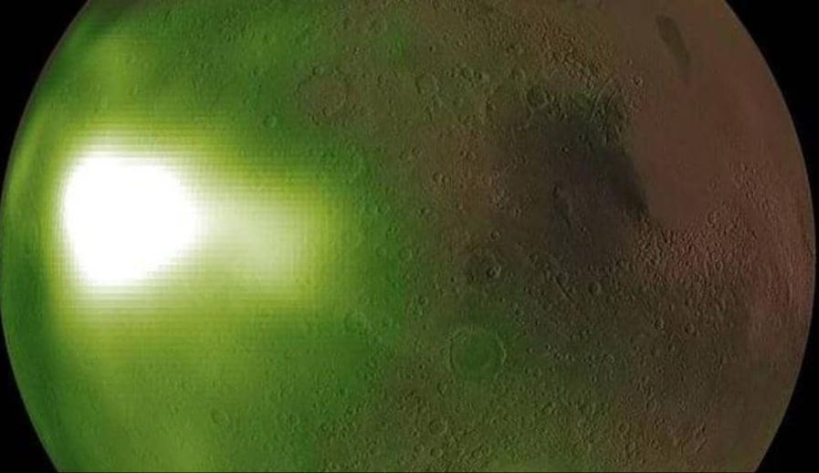 ناسا تكشف عن سر تحول المريخ من اللون الأحمر للأخضر خلال المساء