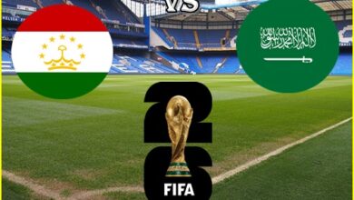 مباراة السعودية ضد طاجيكستان