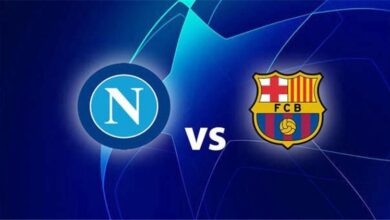 مباراة برشلونة ضد نابولي بث مباشر