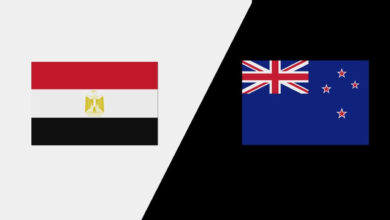 مباراة مصر ونيوزيلندا بث مباشر